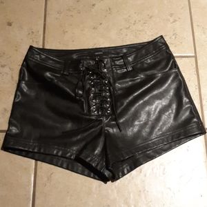 Forever 21 M pleather shorts